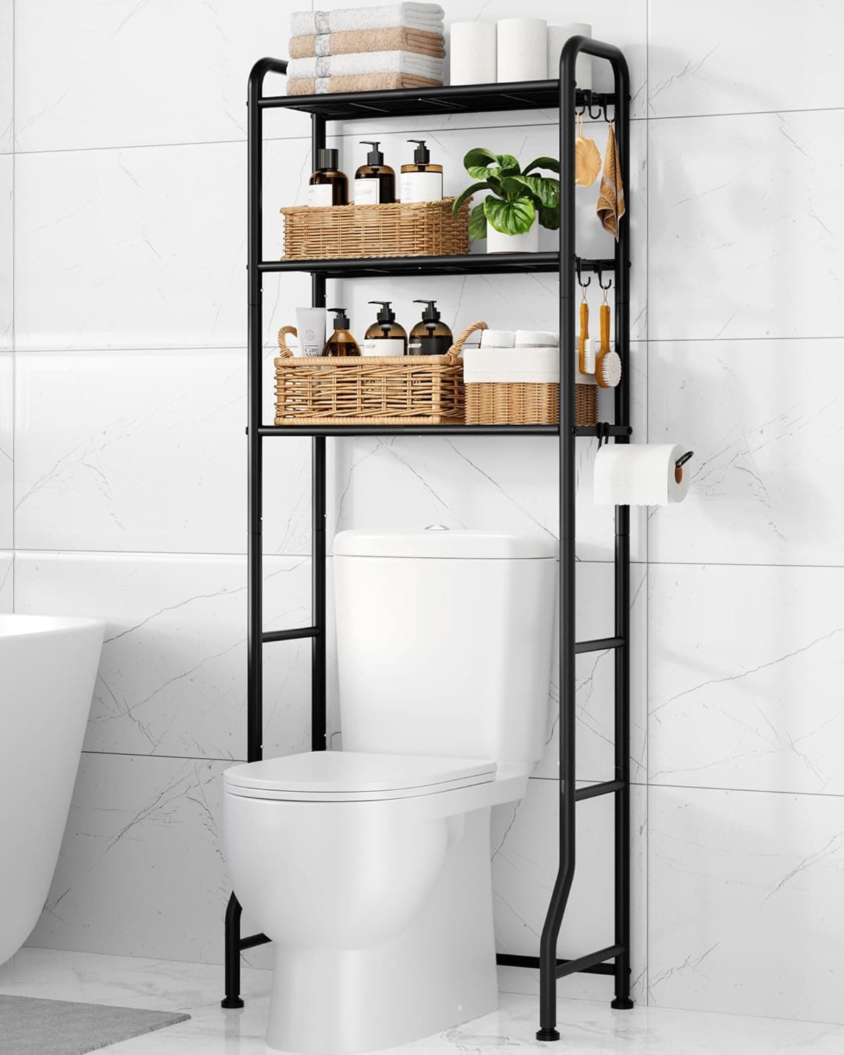 Kitsure 3-Tier Over-Toilet Rack, 63.2 in