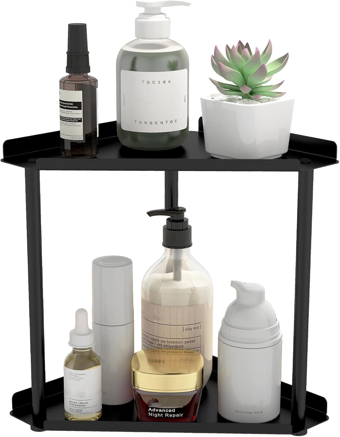 Jesginboo 2-Tier Corner Counter Organizer